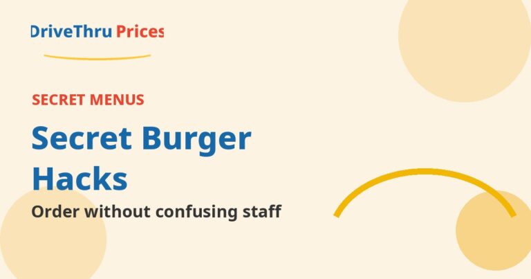 How to Order Secret Menu Burgers Without Confusing Staff