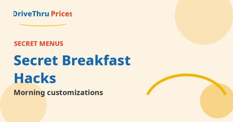 Best Secret Menu Breakfast Hacks